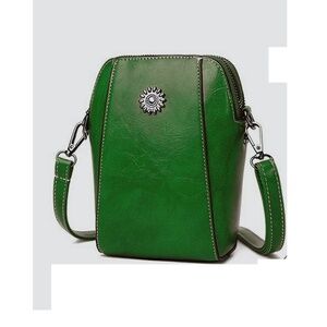 Compact Crossbody/Shoulder Bag Dark Green